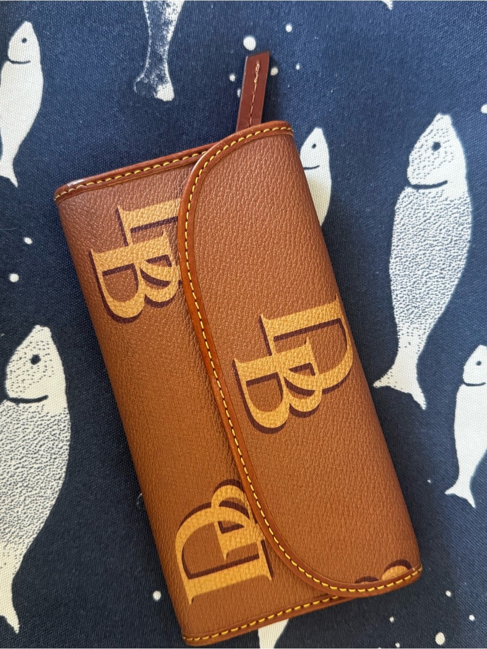 Dooney and Bourke Logo Leather Wallet - Picture 10 of 16